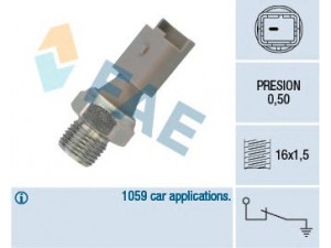 FAE 12640 alyvos slėgio jungiklis 
 Variklis -> Variklio elektra
96.614.775.80, 9631846480, 1145966