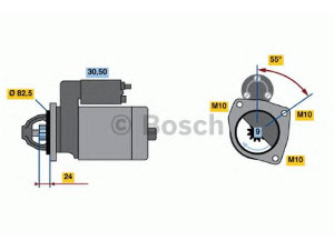 BOSCH 0 986 013 230 starteris 
 Elektros įranga -> Starterio sistema -> Starteris
77 00 751 200, 77 00 758 172, 77 01 351 396