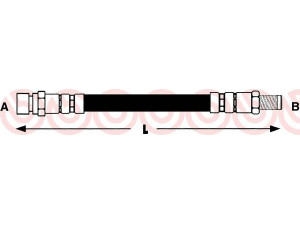 BREMBO T 50 044 stabdžių žarnelė 
 Stabdžių sistema -> Stabdžių žarnelės
13112, 5167281207, 81963400103