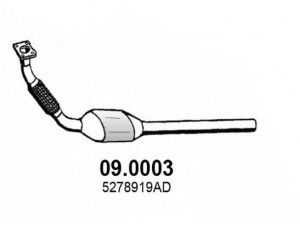 ASSO 09.0003 katalizatoriaus keitiklis
5278919AD