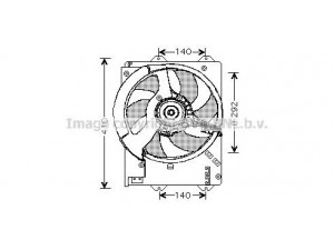 AVA QUALITY COOLING AU7501 ventiliatorius, radiatoriaus 
 Aušinimo sistema -> Radiatoriaus ventiliatorius
PGF101140, PGF101140