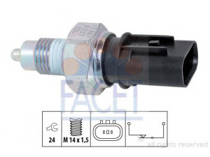 FACET 7.6327 jungiklis, atbulinės eigos žibintas 
 Elektros įranga -> Šviesų jungikliai/relės/valdymas -> Šviesų jungiklis/svirtis
93860-39011, 93860-39012, 93860 39011