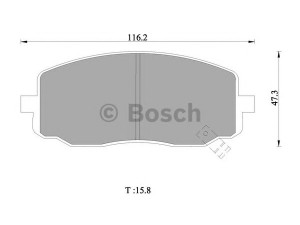 BOSCH 0 986 AB1 028 stabdžių trinkelių rinkinys, diskinis stabdys 
 Techninės priežiūros dalys -> Papildomas remontas
58101 0XA01, 58101 0XA10, 5810107A00