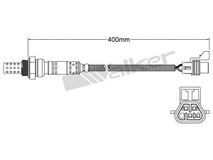 WALKER PRODUCTS 250-24708 lambda jutiklis 
 Išmetimo sistema -> Jutiklis/zondas
12627311, 12627311