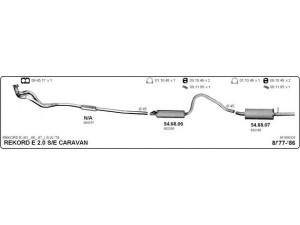 IMASAF 561000335 išmetimo sistema 
 Išmetimo sistema -> Išmetimo sistema, visa