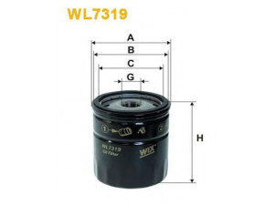 WIX FILTERS WL7319 alyvos filtras 
 Filtrai -> Alyvos filtras
510313, 510889, 530388, 534372