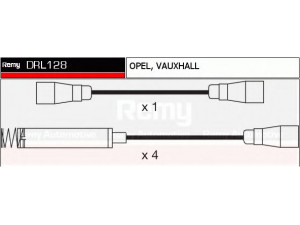 DELCO REMY DRL128 uždegimo laido komplektas 
 Kibirkšties / kaitinamasis uždegimas -> Uždegimo laidai/jungtys
1612473, 1612484, 1612503, 90295495