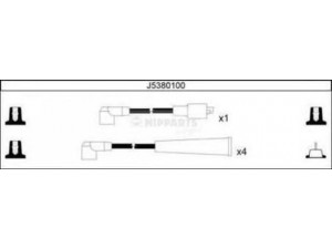 NIPPARTS J5380100 uždegimo laido komplektas 
 Kibirkšties / kaitinamasis uždegimas -> Uždegimo laidai/jungtys
