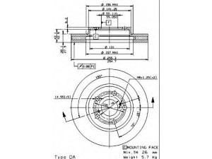 BRECO BS 8193 stabdžių diskas 
 Stabdžių sistema -> Diskinis stabdys -> Stabdžių diskas
4351205020, 4351220500