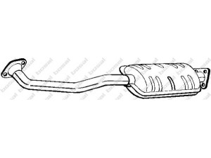 BOSAL 185-077 priekinis duslintuvas 
 Išmetimo sistema -> Duslintuvas
8 52 096, 8 52 857, 90284151, 8 52 857