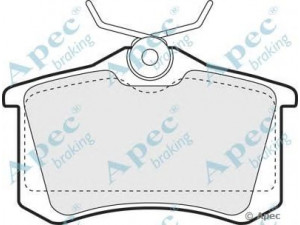 APEC braking PAD1060 stabdžių trinkelių rinkinys, diskinis stabdys 
 Techninės priežiūros dalys -> Papildomas remontas
4D0698451C, 7M0698451, 425232, 425233