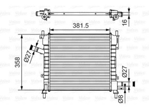 VALEO 735478 radiatorius, variklio aušinimas 
 Aušinimo sistema -> Radiatorius/alyvos aušintuvas -> Radiatorius/dalys
1221061, 1361842