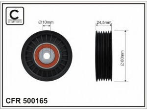CAFFARO 500165 kreipiantysis skriemulys, V formos rumbuotas diržas 
 Diržinė pavara -> V formos rumbuotas diržas/komplektas -> Laisvasis/kreipiamasis skriemulys
7740252, 7740252