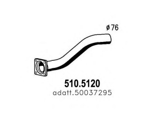 ASSO 510.5120 išleidimo kolektorius 
 Išmetimo sistema -> Išmetimo vamzdžiai
500372950, 99464733