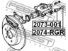 FEBEST 2073-001 gofruotoji membrana, stabdžių apkabos kreipiklis
04886074AA