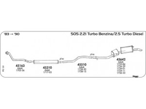 AKS DASIS SGPE131 išmetimo sistema