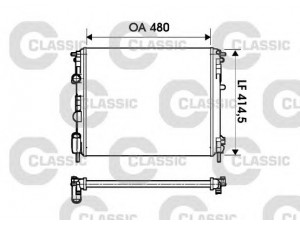 VALEO 232621 radiatorius, variklio aušinimas 
 Aušinimo sistema -> Radiatorius/alyvos aušintuvas -> Radiatorius/dalys
21400-00QAX, 2140000QAX, 7700428082