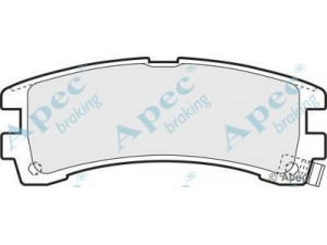 APEC braking PAD1210 stabdžių trinkelių rinkinys, diskinis stabdys 
 Techninės priežiūros dalys -> Papildomas remontas
4406032G86