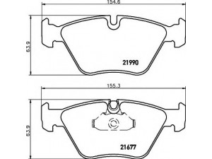 HELLA 8DB 355 010-711 stabdžių trinkelių rinkinys, diskinis stabdys 
 Techninės priežiūros dalys -> Papildomas remontas
34111164629, 34112157586, 34112157590