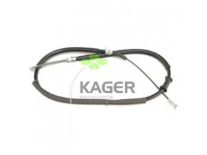 KAGER 19-0625 trosas, stovėjimo stabdys 
 Stabdžių sistema -> Valdymo svirtys/trosai
46462766, 7773001