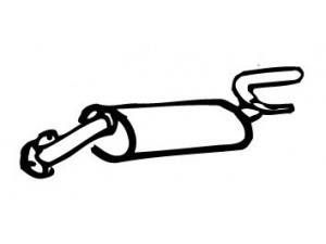 WALKER 17905 galinis duslintuvas 
 Išmetimo sistema -> Duslintuvas
82425878