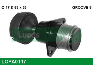 LUCAS ENGINE DRIVE LOPA0117 laisvos eigos sankaba, kint. sr. generatorius 
 Diržinė pavara -> Laisvos eigos sankaba, kint. sr. generatorius
1133969, 1151207, 1423796, 1477441