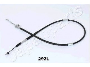 JAPANPARTS BC-293L trosas, stovėjimo stabdys 
 Stabdžių sistema -> Valdymo svirtys/trosai
4643018030