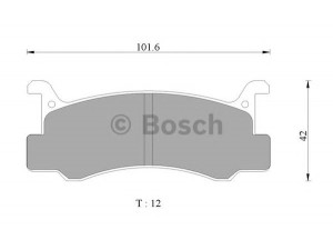 BOSCH 0 986 AB1 123 stabdžių trinkelių rinkinys, diskinis stabdys 
 Techninės priežiūros dalys -> Papildomas remontas
04492 87201 000, 04492 87202 000