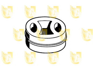 UNIGOM 165088 guminė juosta, išmetimo sistema 
 Išmetimo sistema -> Surinkimo dalys -> Atskiros surinkimo dalys -> Guminė juosta
852516