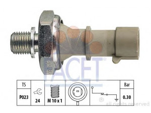 FACET 7.0162 alyvos slėgio jungiklis 
 Variklis -> Variklio elektra
62 40 261, 24 461 314