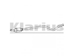 KLARIUS 311784 katalizatoriaus keitiklis 
 Išmetimo sistema -> Katalizatoriaus keitiklis
1705RL, 1705RL