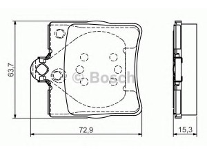 BOSCH 0 986 495 080 stabdžių trinkelių rinkinys, diskinis stabdys 
 Techninės priežiūros dalys -> Papildomas remontas
05126 300AA, 05139 902AA, 5126 300AA