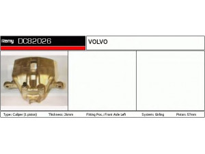 DELCO REMY DC82026 stabdžių apkaba 
 Dviratė transporto priemonės -> Stabdžių sistema -> Stabdžių apkaba / priedai
3516565-3, 5003744-9, 8111057-9