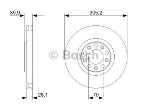 BOSCH 0 986 479 293 stabdžių diskas 
 Dviratė transporto priemonės -> Stabdžių sistema -> Stabdžių diskai / priedai
46843608, 51760621, 46843608, 51760621