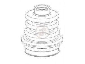 AUTOFREN SEINSA D8436 gofruotoji membrana, kardaninis velenas 
 Ratų pavara -> Gofruotoji membrana