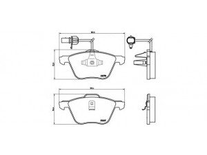BREMBO P 85 061 stabdžių trinkelių rinkinys, diskinis stabdys 
 Techninės priežiūros dalys -> Papildomas remontas
1133446, 1205696, YM212K021BA, YM2J2K021BA