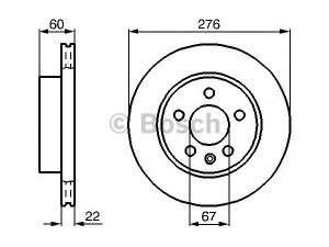 BOSCH 0 986 479 B53 stabdžių diskas 
 Dviratė transporto priemonės -> Stabdžių sistema -> Stabdžių diskai / priedai
638 421 01 12, A 638 421 01 12