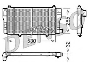 DENSO DRM07002 radiatorius, variklio aušinimas 
 Aušinimo sistema -> Radiatorius/alyvos aušintuvas -> Radiatorius/dalys
1301Y2, 1301Y2