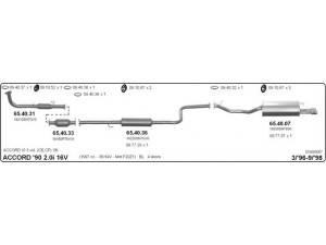 IMASAF 533000007 išmetimo sistema 
 Išmetimo sistema -> Išmetimo sistema, visa