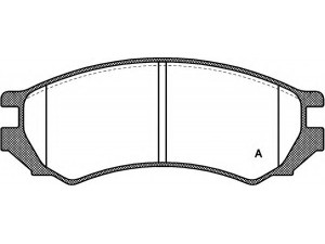 OPEN PARTS BPA0344.00 stabdžių trinkelių rinkinys, diskinis stabdys 
 Techninės priežiūros dalys -> Papildomas remontas
4106051E85, 4106072J25, 4106075J25