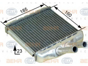 HELLA 8FH 351 315-331 šilumokaitis, salono šildymas 
 Šildymas / vėdinimas -> Šilumokaitis
96231949