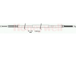 BENDIX 432967B trosas, stovėjimo stabdys
7700722556