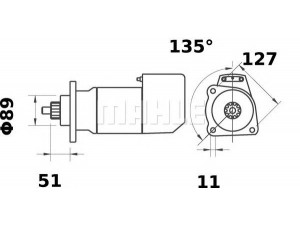 MAHLE ORIGINAL MS 575 starteris
0117 4635