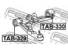 FEBEST TAB-329 valdymo svirties/išilginių svirčių įvorė 
 Ašies montavimas/vairavimo mechanizmas/ratai -> Valdymo svirtis/pasukamosios svirties sujungimas -> Montavimas/sutvirtinimas
48068-29165, 48069-29165