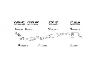 VENEPORTE 630230 išmetimo sistema 
 Išmetimo sistema -> Išmetimo sistema, visa