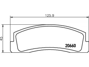 MINTEX MDB1156 stabdžių trinkelių rinkinys, diskinis stabdys 
 Techninės priežiūros dalys -> Papildomas remontas
21213501090