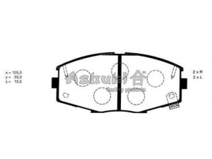 ASHUKI T111-05 stabdžių trinkelių rinkinys, diskinis stabdys 
 Techninės priežiūros dalys -> Papildomas remontas
0 986 424 239/BOSCH, 04465-14020