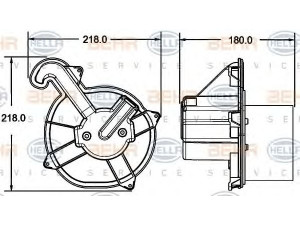 HELLA 8EW 351 044-321 vidaus pūtiklis
85128713