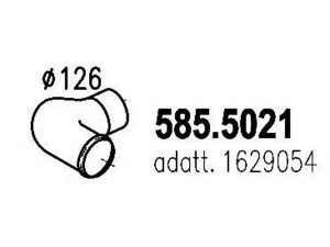 ASSO 585.5021 išleidimo kolektorius 
 Išmetimo sistema -> Išmetimo vamzdžiai
1629054