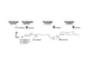 VENEPORTE 300045 išmetimo sistema